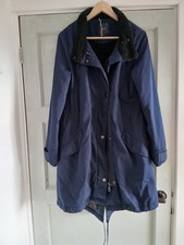 Next ladies long winter coat. Size 12. Blue.
