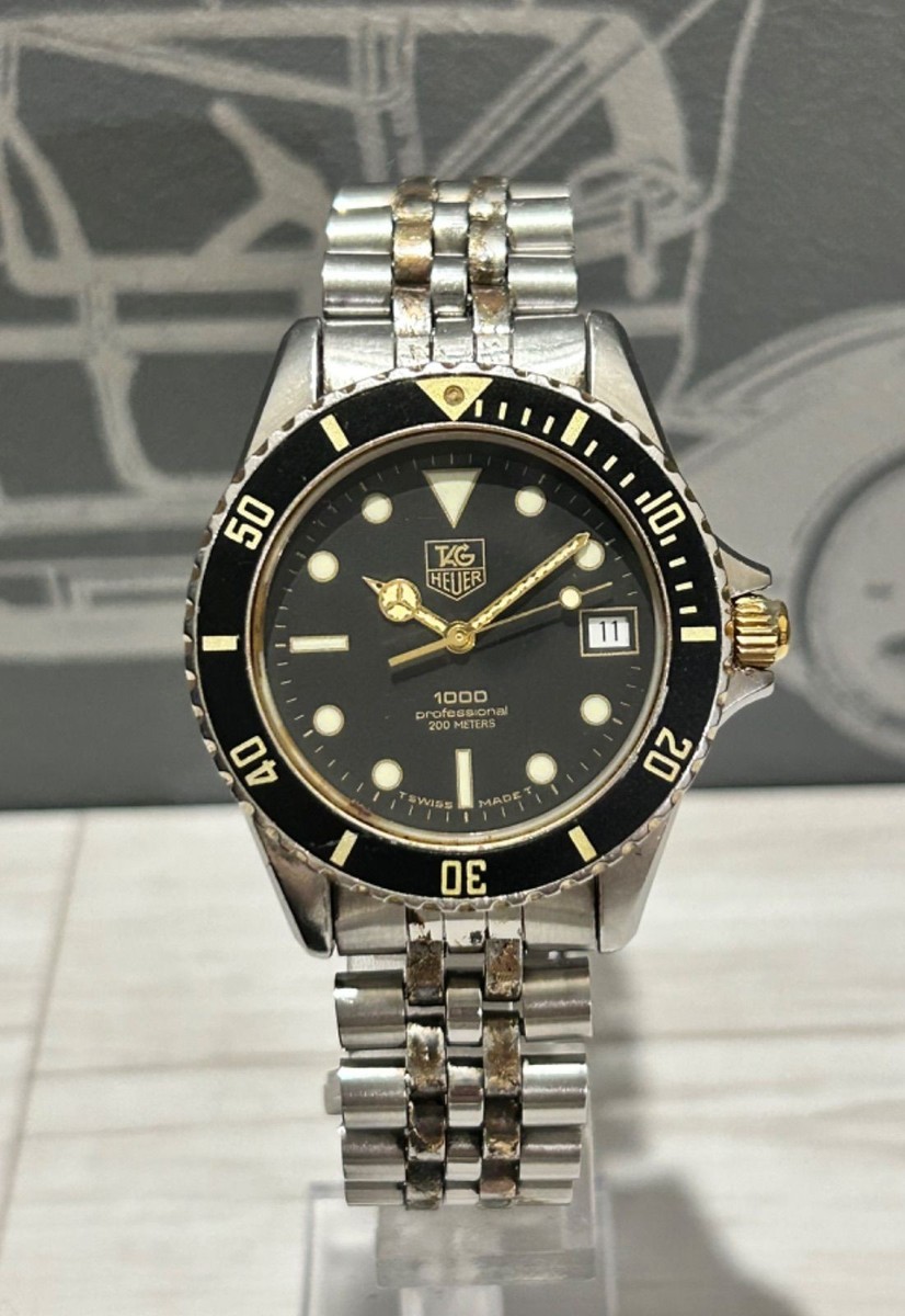 TAG Heuer 1000 Men's Black Watch - 980.020 for sale online