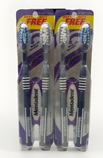 4 mentadent 93 soft-full toothbrushes scuffed packaging