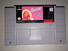 Barbie Super Model (Super Nintendo, SNES, 1993) Cartridge Tested