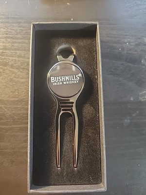 Bushmills Irish Whiskey Golf  Gunmetal Grey Divot Tool Repair NEW