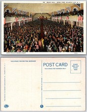 John Phillip Sousa Night Steel Pier Atlantic City NJ Postcard