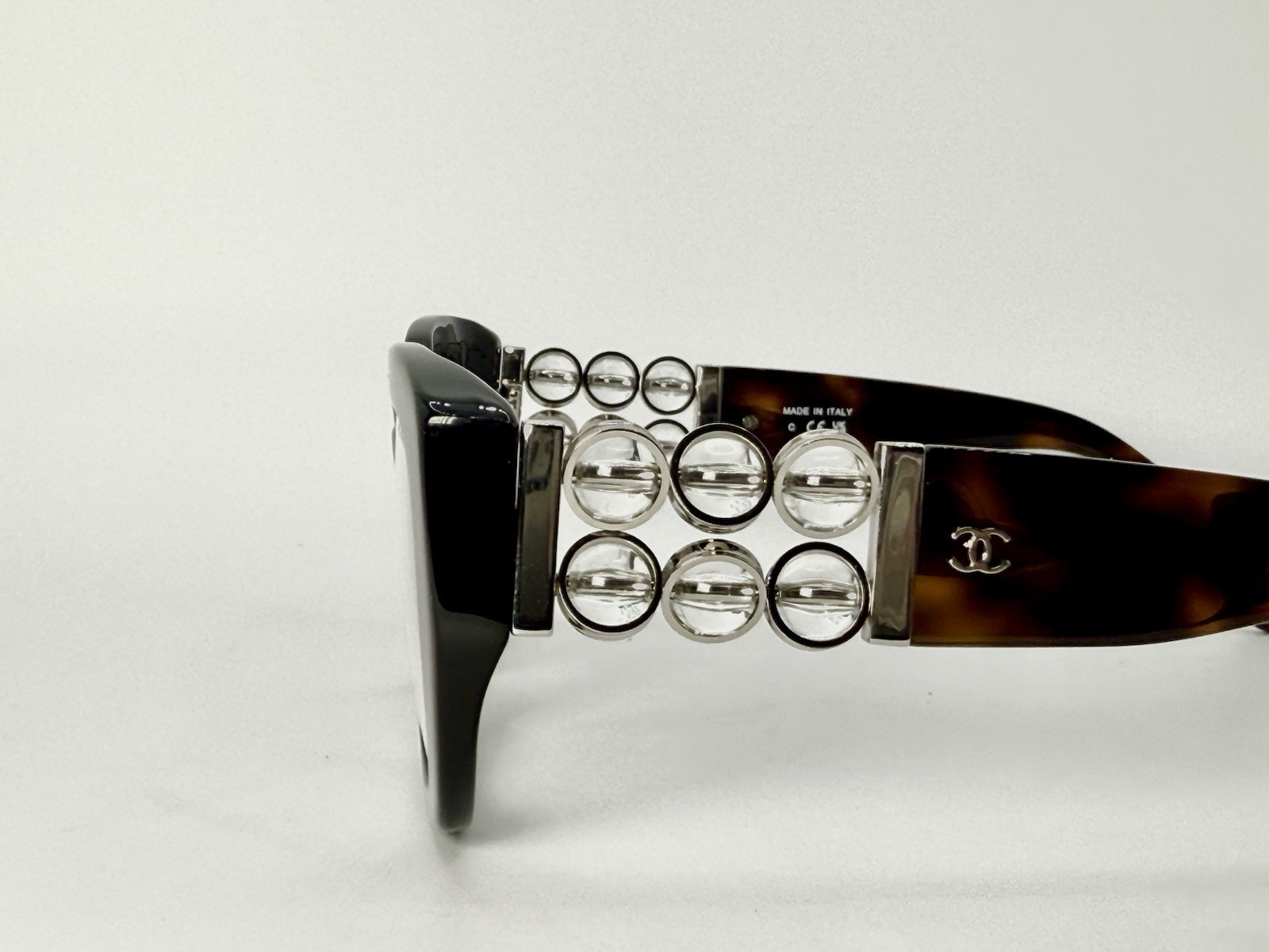 New Authentic CHANEL Blue Light Filter Eyeglasses 3488SA 714/SB Havana/Silver thumbnail 5