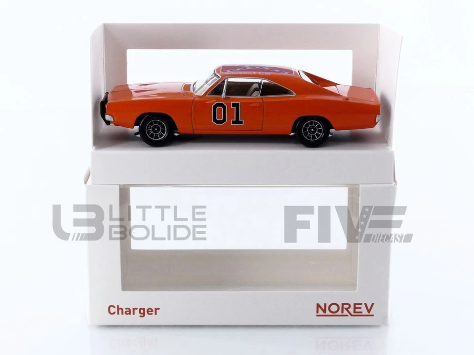 NOREV - JET CAR 1/43 - DODGE CHARGER GENERAL LEE - 1969 950008 - Photo 1/1