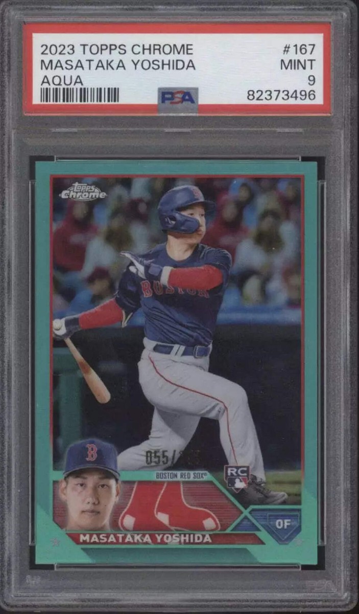 2023 Topps Chrome - Masataka Yoshida #167 Aqua Refractor