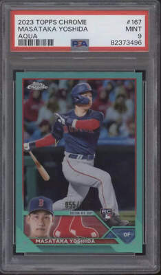 2023 Topps Chrome - Masataka Yoshida #167 Aqua Refractor