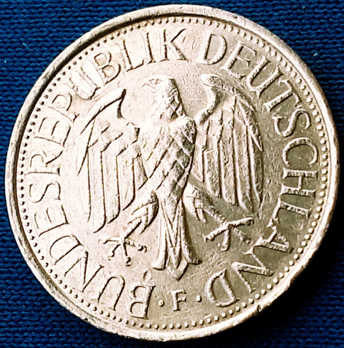 1 Deutsche Mark 1982.F, Germany coin, BUNDESREPUBLIK DEUTSCHLAND