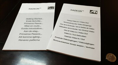 ATI RADEON ''Getting Started'' & ''Using Video In/Video Out'' Bedienungsanleitung ALT