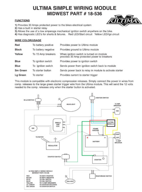 Ultima Single Fire Ignition Wiring Diagram