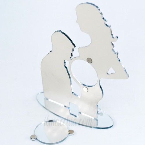 Porta ecografia Donna incinta cornice per foto Mamma in gravidanza plexiglass - Picture 6 of 7