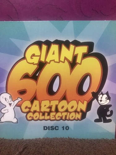 Giant 600 Cartoon Collection (DVD, 2008, Disc 10, 11 &amp; 12) 826831070483 ...