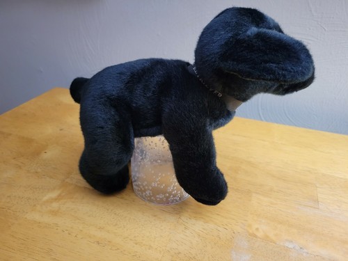 Peluche Russ Negro Labrador Retriever 10" Suave Peluche Juguete - Excelente - Imagen 5 de 7