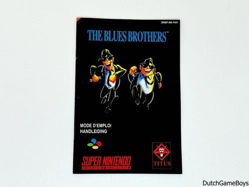 Super Nintendo / SNes - The Blues Brothers - FAH - Manual