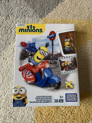 Mega Bloks - Minions - Scooter Escape 38 Teile - Neu Versiegelt