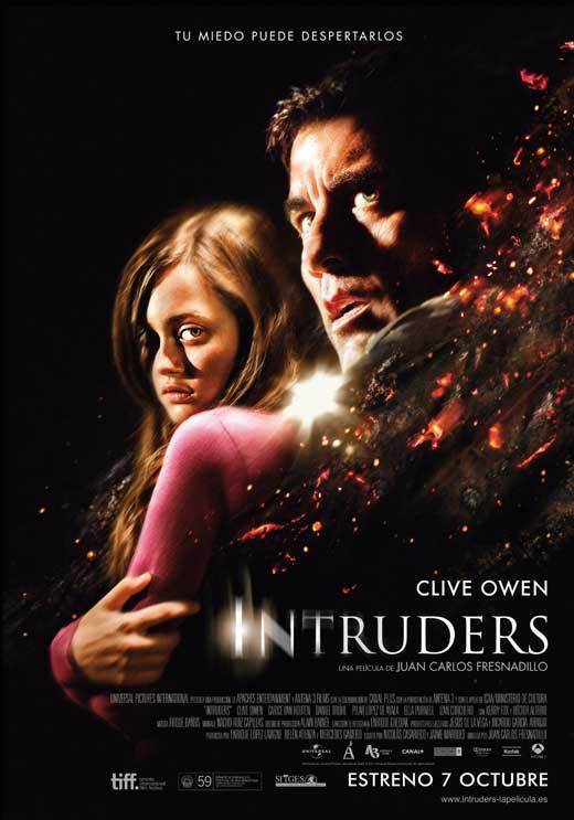 INTRUDERS (2015) Movie Poster SIGNED by 3 Cast Members - Full Size - 27 x  40