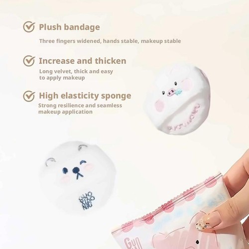 Makeup Powder Puff Foundation Airs Cushion Powder Puff V3 W7M6 Super Soft D4Q5 - Imagen 10 de 19