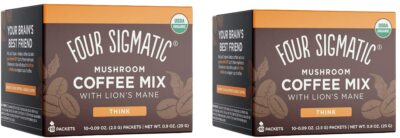 Vier SIGMATIC FSF Pilzkaffee Löwenmähne & Chaga (2er Pack)