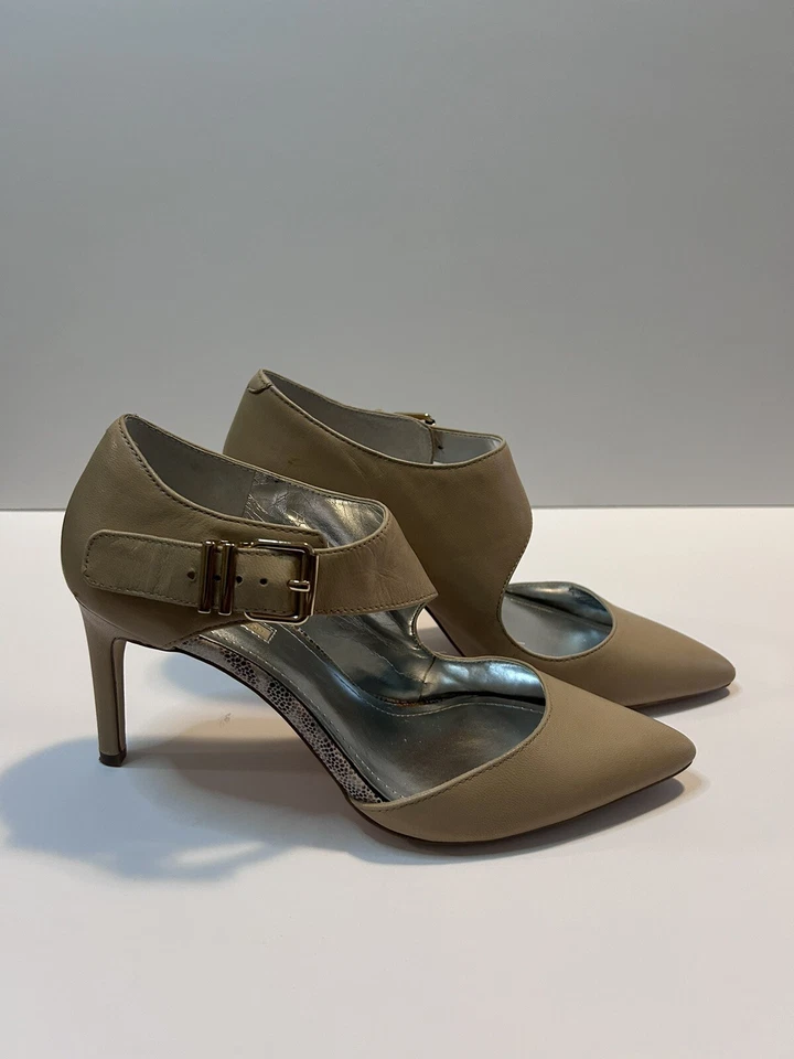 Туфли-лодочки BCBG eneration Mary Jane на каблуке с заостренным носком размер 7,5 M бежевые - Изображение 4 из 4