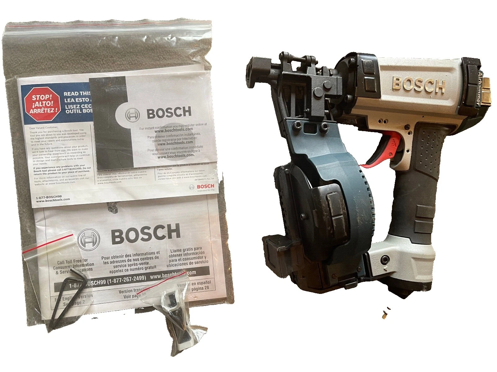 Pistolas de pregos Pneumáticas Bosch E Grampeadores