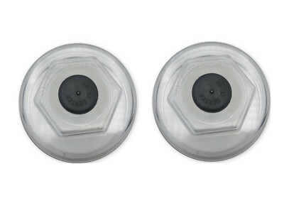 PAIR - Lippert 4'' Trailer Hub Replacement Oil Cap Kit 10K-16K Dexter LCI Cover