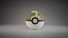Safari Ball | Classic 3D Printed Pokéball | ...