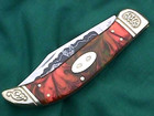 Vintage Schrade Deer Tracks Clasp Folding Knife Sterling Shields NIB SCLD 2007 — photo 4