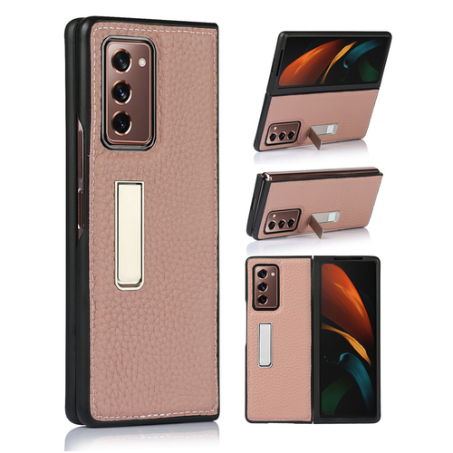 Funda protectora magnética de cuero de lujo para Samsung Galaxy Z Fold 2 5G - Imagen 15 de 17
