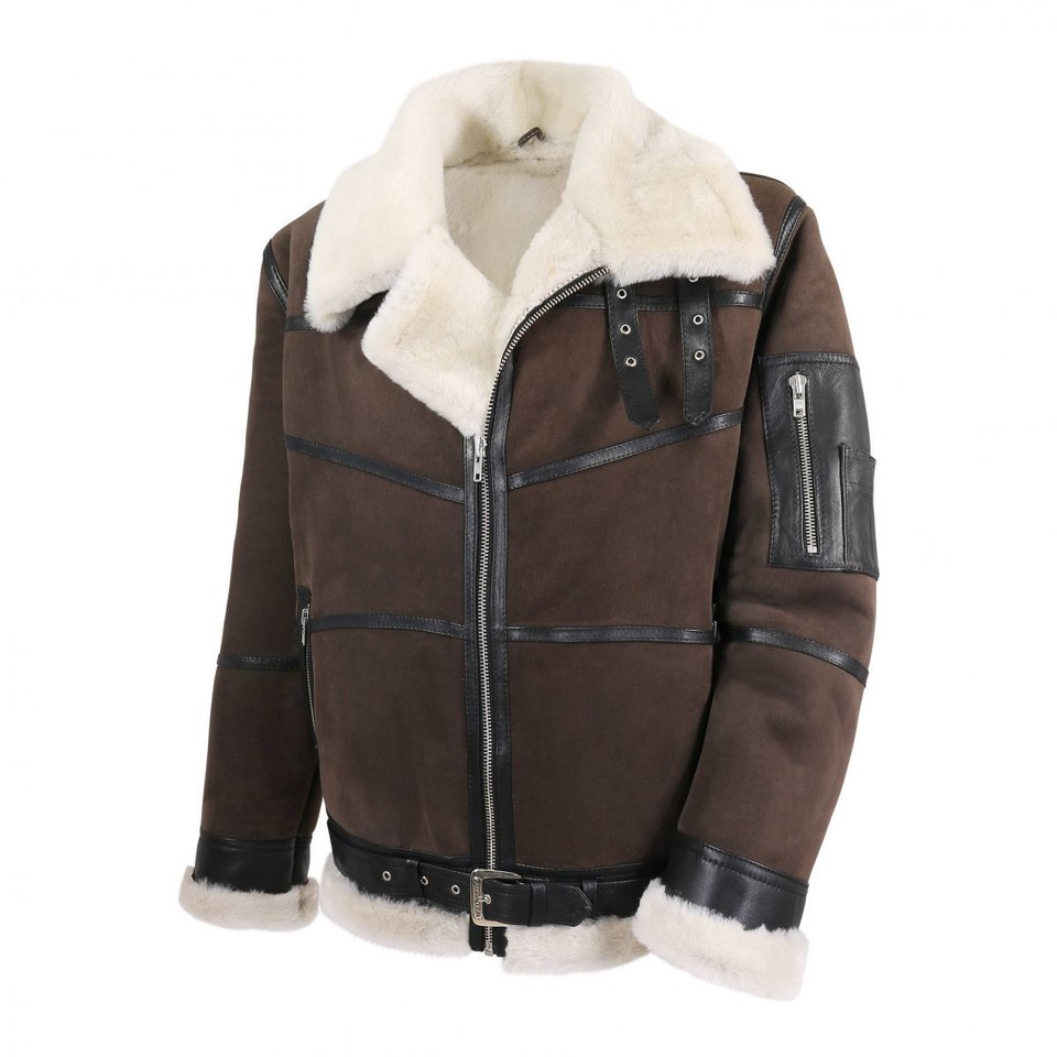 Hollert Uomo Giacca IN Pelle Di Agnello B16 Modello 7 Nero Vero