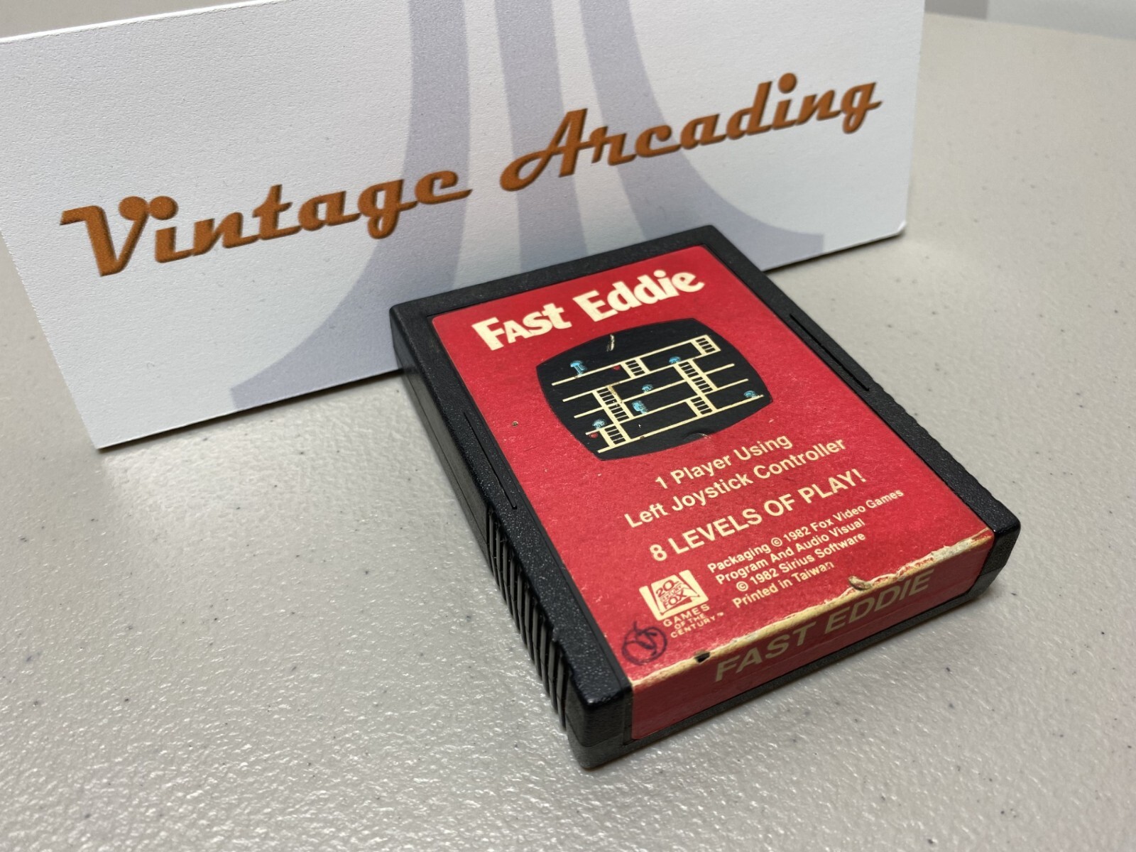 Fast Eddie (Atari 2600) Game Cartridge NTSC