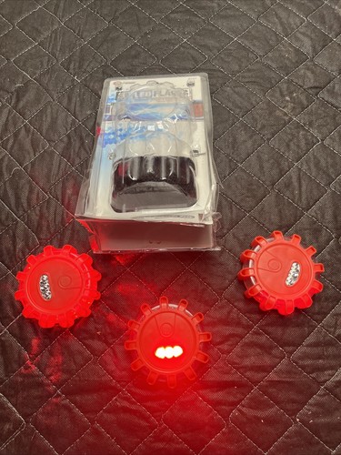 W2383 3 Pk Led Road Flares W/Bag, JR8 - 第 1/8 張圖片