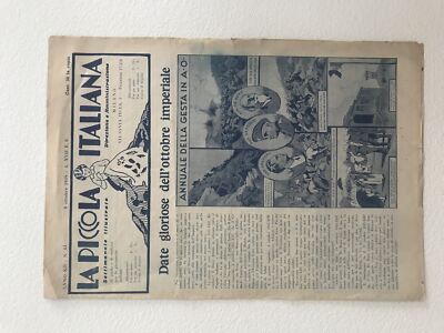 Die kleine italienische illustrierte Woche Jahrgang XII Nr. 43 vom 8. Oktober 1939
