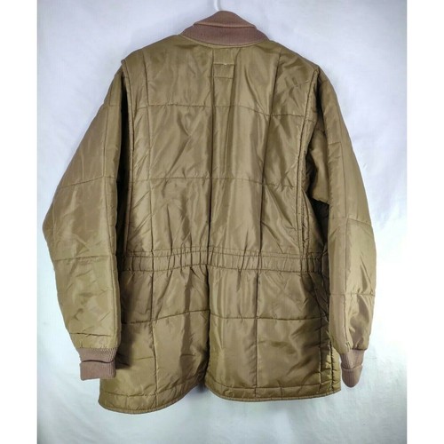 Quilted Mens Large Shooting Hunting Game Jacket Scatter Gunner USA Vintage READ - Picture 5 of 9