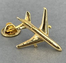 Boeing 727 Jet Airplane Lapel Pin Vintage Lockheed L-1011 Aircraft Tie Tack