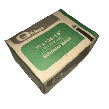 QTubes 16 x 1.25-1.5 ISO 305 32 mm Schrader Valve Bike Inner Tube Spare Replace