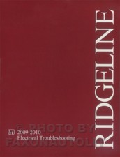 NEW 2009-2010 Honda Ridgeline Electrical Troubleshooting Manual Wiring Diagram