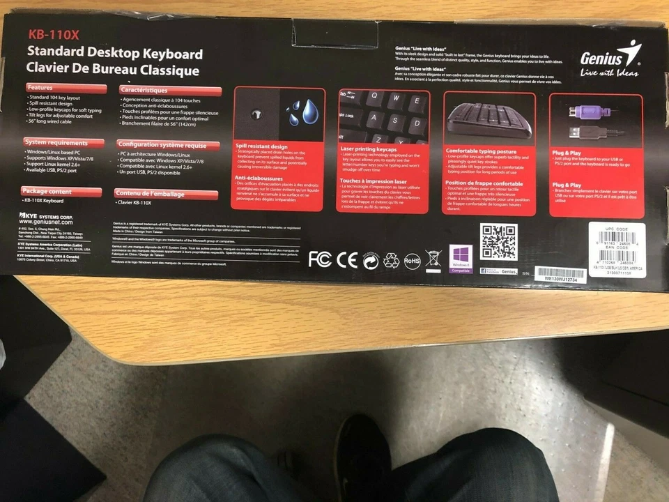 USB Wired Keyboard Brand Genius - Image 2 of 2