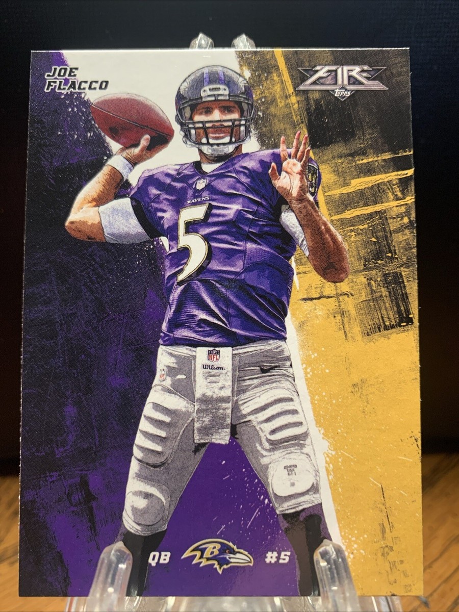 FT/トレカ 2015 Topps Fire Football #35 Joe Flacco Baltimore Ravens NFL Card