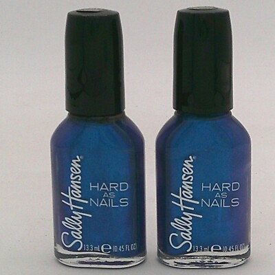2 Pack Sally Hansen Hard As Nails Xtreme Wear Nail Polish 720 Sturdy Sapphire