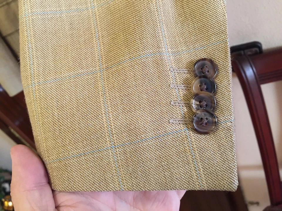 HUGO BOSS Chaqueta T 48 U.K. 38 Lana Y Seda - Imagen 2 de 4