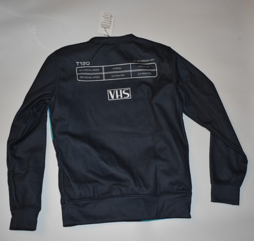 Felpa con cappuccio Lab taglia XS nuova con etichetta VHS Cassetta V02 pullover felpa - Foto 4 di 12