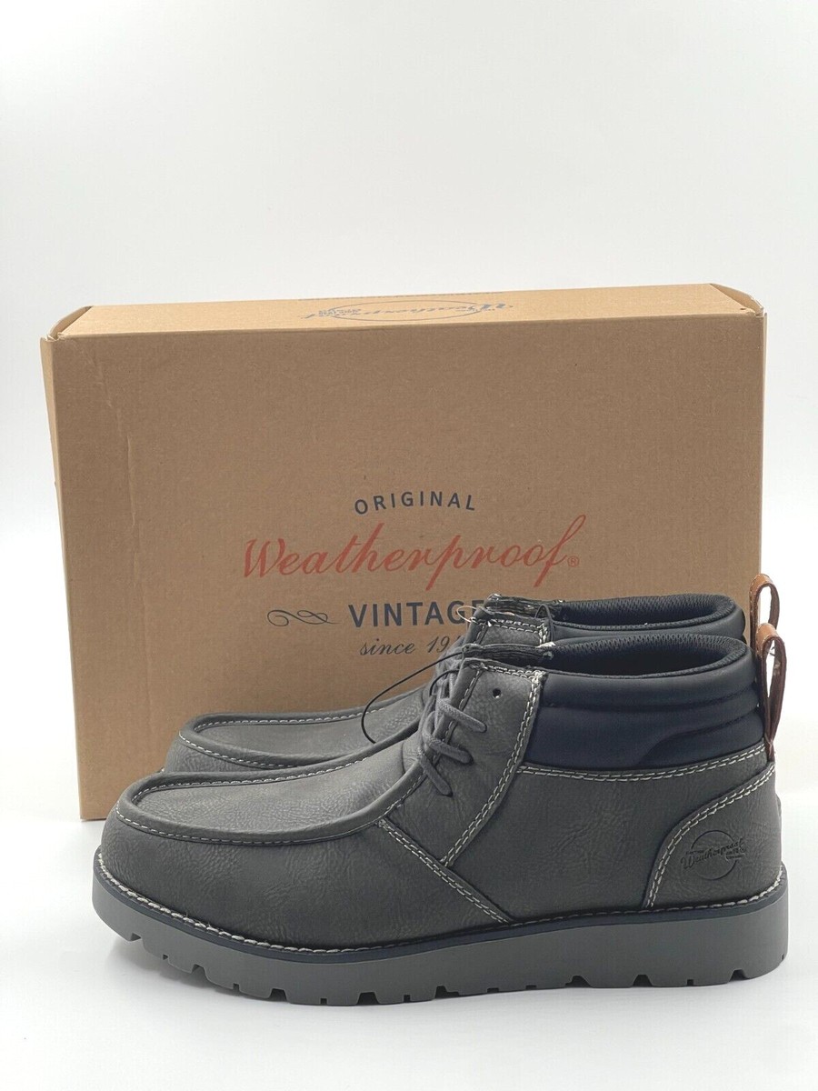 Weatherproof Vintage Chester Boots for Men Color Grey  display picture 1