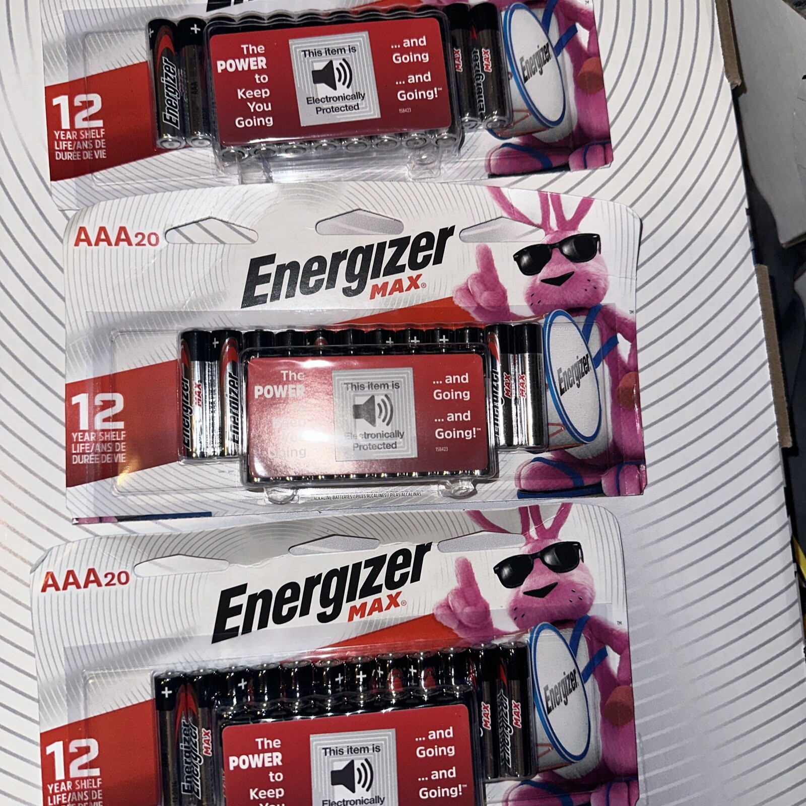 Energizer MAX AAA Batteries (20 Pack X  3)  60  Batteries New Sealed-image