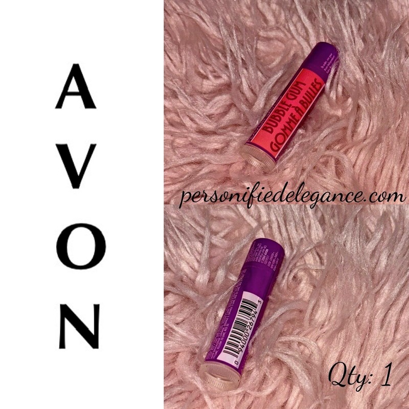 NEW RARE Avon Flavor Savers Pink Bubble Gum Flavored Scented Lip Balm Full Size