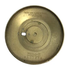 lecoultre futurematic power reserve case 10K Gold Filled Case Back  W127379 33MM