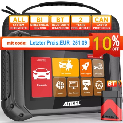 ANCEL V5 BT Profi KFZ OBD2 Diagnosegerät Auto Scanner ALLE SYSTEM Bluetooth TPMS