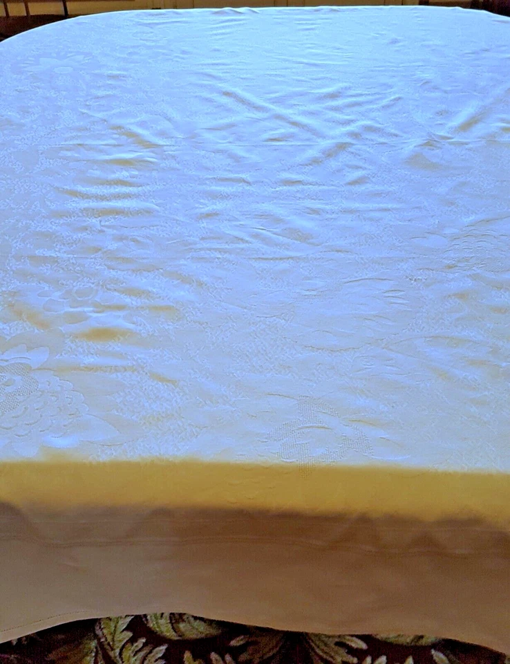 NAPPE Primrose Bordier pour le Jacquard Français- 100% coton - 180 cm x 180 cm - Photo 4/4