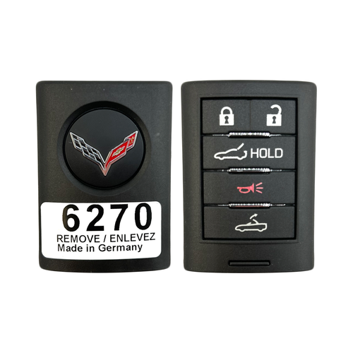 OEM 14-19 Chevy Corvette Smart Key Fob Remote 5B G09C04EEC5C-NBGGD9C04 NON-US - Picture 2 of 5