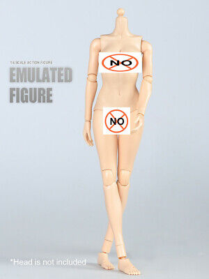 1/6 Female Tan Flexible Body N003 Plastic Large Chest Figure 12'' Doll Model 