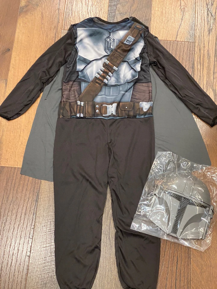 Disney Star Wars El Mandaloriano Niño Disfraz/Mono Máscara Capa Foto 2 de 4