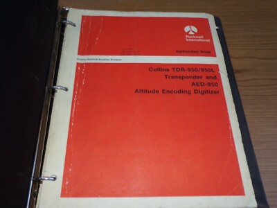 Collins TDR-950 Transponder & AED-950 Altitude Encoding Digitizer Manual